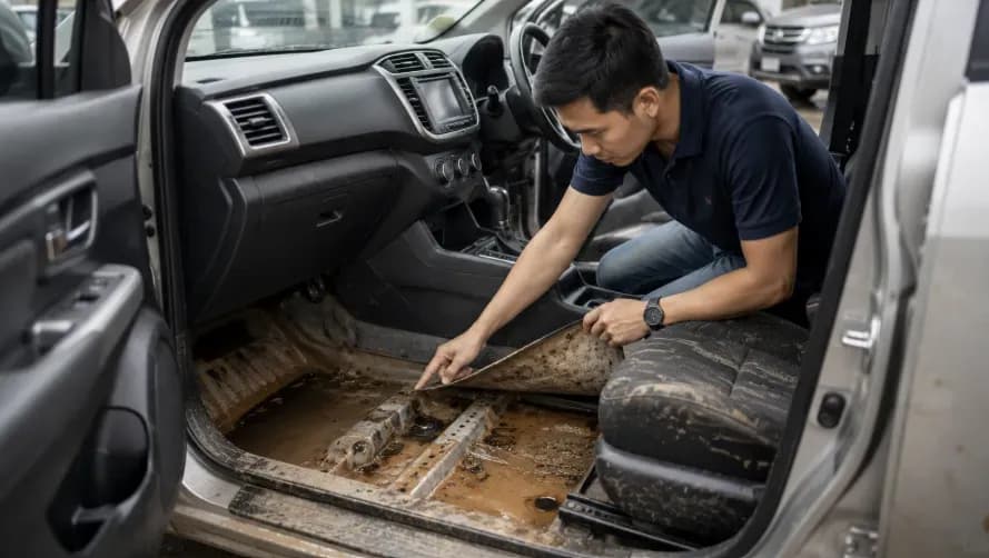 Cara Tepat dan Mudah Mendeteksi Mobil Bekas Banjir
