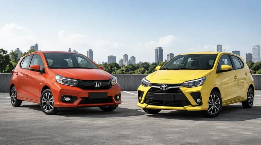 Honda Brio vs Toyota Agya
