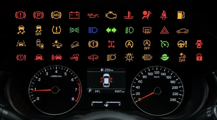 Penjelasan Semua Arti Lampu Indikator Yang Nyala Pada Mobil