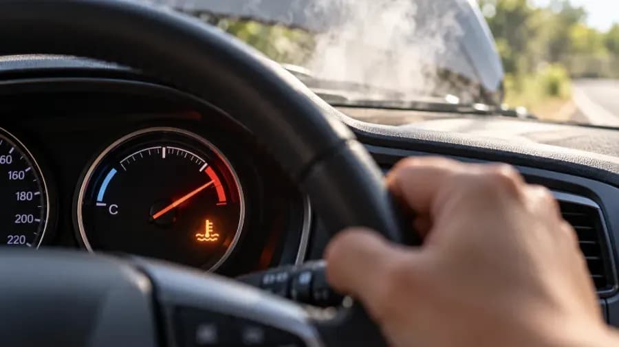 Tanda Mesin Panas dan Overheat