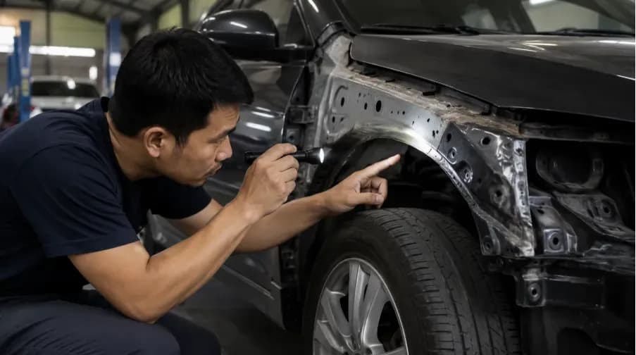 Cara Deteksi Mobil Bekas Tabrakan